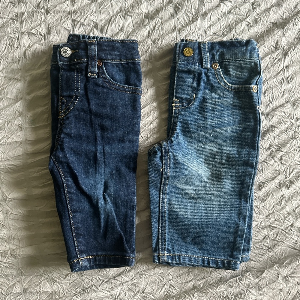 Polo Ralph Lauren baby Jeans - Dark Blue and Light Blue